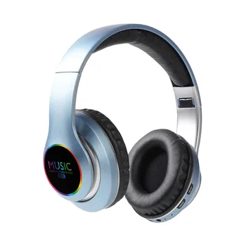 4545645gfk545Headphones Wireless Headset Auriculares con Microphosic Plegable Ajustable Auriculares