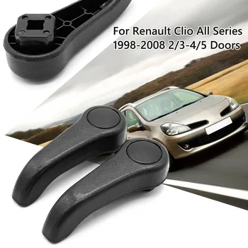 Ajuste de la Palanca de la Manija del Tirón 1/2 Conjuntos de Asiento de Reemplazo de Piezas Únicas de Coche Portátil de Adornos para Renault Clio 1998-2008