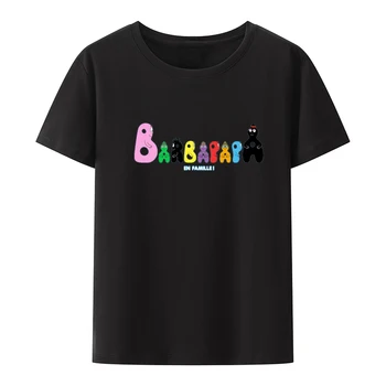 Barbapapa de Impresión T-shirt Vintage Anime Camisas y Blusas Ulzzang Fresco de la Mujer Recortada Regalo de Camiseta de Manga Corta Blusa de Ocio, Pareja