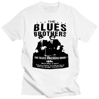 Camiseta de los blues brothers band original de la película de culto de los 80 oficiales jersey blanco