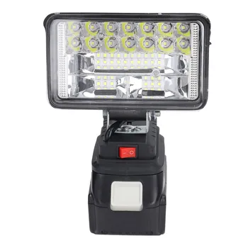 La batería de la Luz LED de Luz de Trabajo Portátil ABS Impermeable de Fácil Ajuste Amplia Compatibilidad de Amplia Utilidad para BL1430 BL1440 BL1450