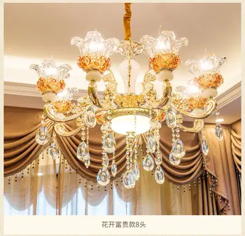 La moderna Decoración de la Habitación de Lámparas de araña de Cristal de Iluminación de la Sala Familiar LED Colgante Luces de la Decoración del Hogar, Lámparas Colgantes