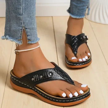 Las Mujeres De Verano Nueva Open Toe Sandalias De Playa, Sandalias De Los Zapatos De Las Cuñas De Cómodas Zapatillas Lindas Sandalias De Plu Tamaño De Calzado Femenino