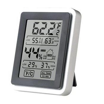 LCD Digital Termómetro Higrómetro Temperatura Interior Conveniente de Temperatura Sensor de Humedad Medidor Medidor de Instrumentos