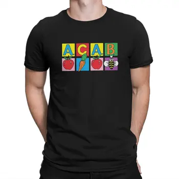 LGBTQ Orgullo Gay Camiseta de ACAB Niños Poliéster Clásica Camiseta de gran tamaño de los Hombres la Ropa de Moda de la Impresión
