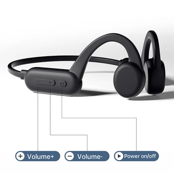 Los nuevos Auriculares de Conducción Ósea IPX8 Natación Deportes Auriculares Inalámbricos Mp3 Bluetooth Impermeable 8G de Memoria Auricular
