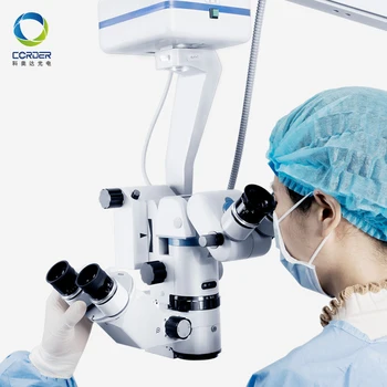 Microscopio quirúrgico de oftalmología oftálmico de doble cabezal del microscopio para la venta 3B
