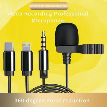 Portátil Clip de Micrófono con Reducción de Ruido para la Transmisión en Vivo