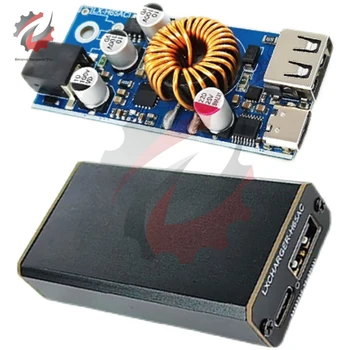 QC2.0 QC3.0 Doble USB de Tipo C, Rápido Módulo de Carga DC-DC 12-96V a 5V Paso Hasta la fuente de Alimentación del Regulador de Voltaje del Convertidor Buck