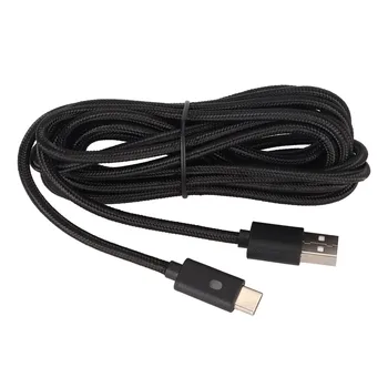 USB Tipo C Cable del Cargador de Carga Rápida de 480 mbps LED Indicador de Nylon Trenzado de control de Juego de Cable de Carga para el Controlador de Juego